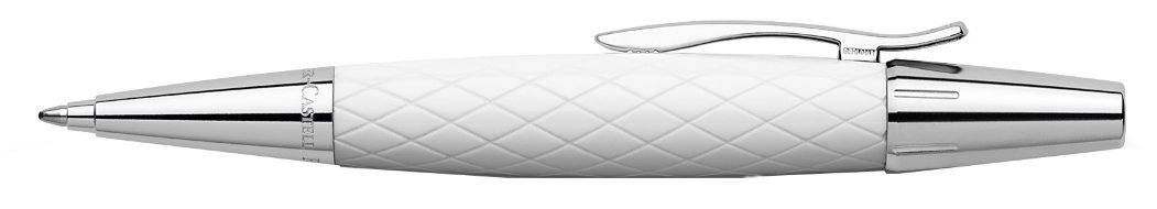 Шариковая ручка Graf von Faber-Castell E-motion Rhombus, белый