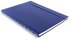 Тетрадь Filofax CLASSIC BRIGHT A4 PU 56л линейка, съемные листы, спираль двойная, синий