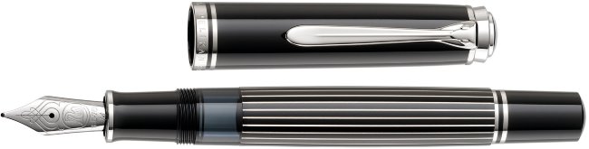 Перьевая ручка Pelikan Souveran M 815 SE, Metal Striped ST, перо F Перьевая ручка Pelikan Souveran M 815 SE, Metal Striped ST, перо F