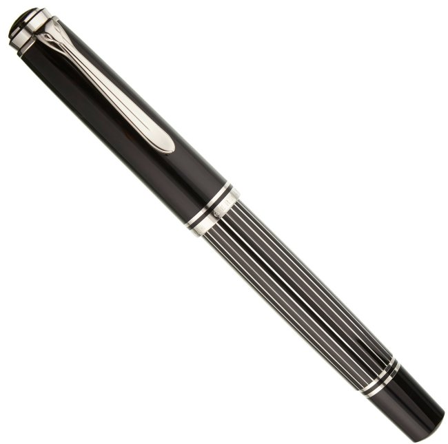 Перьевая ручка Pelikan Souveran M 815 SE, Metal Striped ST, перо F Перьевая ручка Pelikan Souveran M 815 SE, Metal Striped ST, перо F