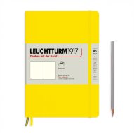 Записная книжка Leuchtturm А5 (нелинованная), 123 стр., мягкая обложка, лимонная