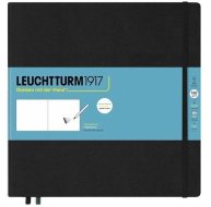 Скетчбук Leuchtturm Square 225х224мм, 150г/м2, 112 стр., твердая обложка, черный