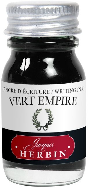 Чернила в банке Herbin, 10 мл, Vert empire Темно-зеленый Чернила в банке Herbin, 10 мл, Vert empire Темно-зеленый
