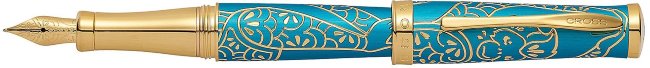 Перьевая ручка Cross Sauvage Year of the Monkey, Tibetan Teal Перьевая ручка Cross Sauvage Year of the Monkey, Tibetan Teal