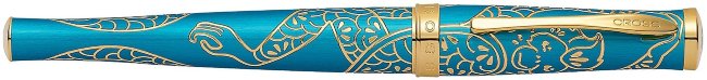 Перьевая ручка Cross Sauvage Year of the Monkey, Tibetan Teal Перьевая ручка Cross Sauvage Year of the Monkey, Tibetan Teal