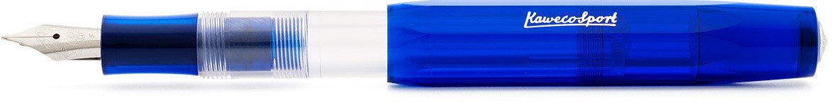 Ручка перьевая ICE Sport B 1.1мм синий прозрачный корпус