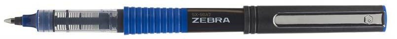 Ручки-роллеры Zebra SX-60A7 0.7мм, синие чернила (12 штук)