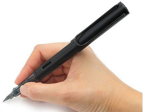 Комплект: Ручка перьевая Lamy Al-star Черный, Записная книжка, твердый переплет, А5, черный
