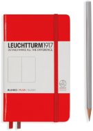 Записная книжка Leuchtturm A6 (нелинованная), 187 стр., твердая обложка, красная