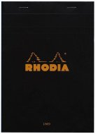 Блокнот Rhodia Basics №16, A5, линейка, 80 г, черный