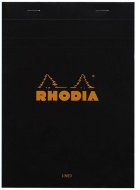 Блокнот Rhodia Basics №16, A5, линейка, 80 г, черный