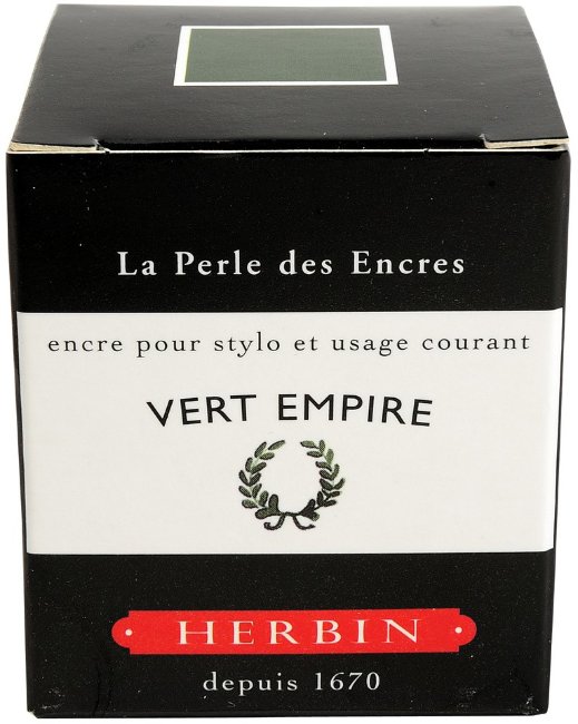 Чернила в банке Herbin, 30 мл, Vert empire Темно-зеленый Чернила в банке Herbin, 30 мл, Vert empire Темно-зеленый