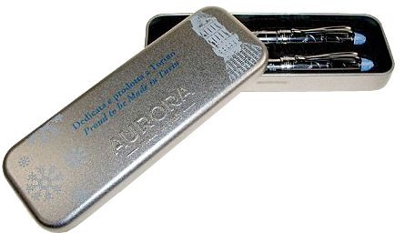 Ручка чернильная (роллер) Aurora Ipsilon Metal (ICE) Ручка чернильная (роллер) Aurora Ipsilon Metal (ICE)