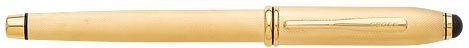 Перьевая ручка со стилусом Cross Townsend Engraved 23KT, Gold Plate Stylus Перьевая ручка со стилусом Cross Townsend Engraved 23KT, Gold Plate Stylus
