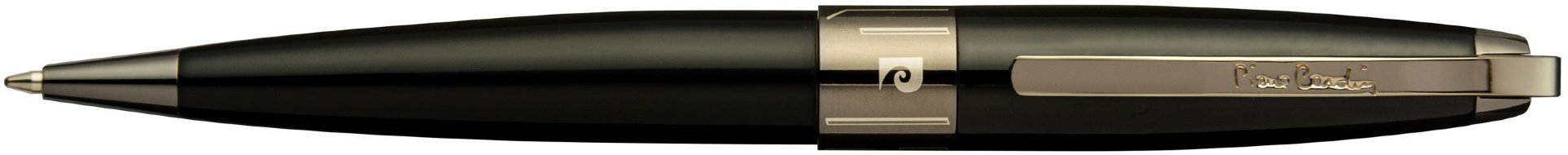 Шариковая ручка Pierre Cardin Progress черный лак, оружейный хром