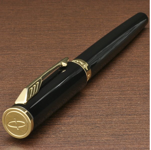 Ручка-5й пишущий узел Parker Ingenuity Slim F500, LaqBlack GT Ручка-5й пишущий узел Parker Ingenuity Slim F500, LaqBlack GT
