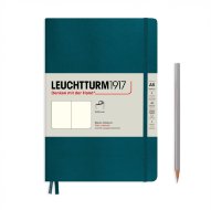 Записная книжка Leuchtturm А5 (нелинованная), 123 стр., мягкая обложка, тихоокеански-зеленая