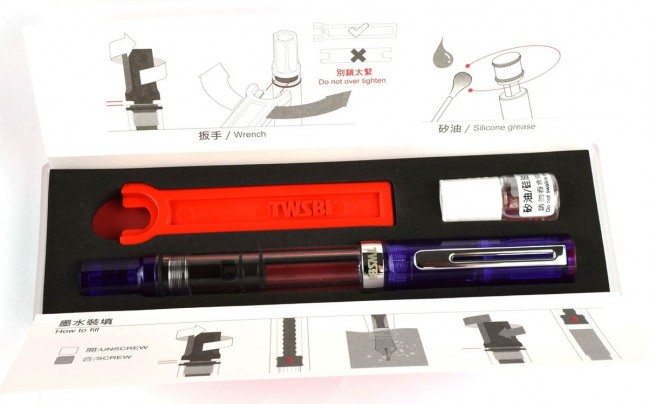 Ручка перьевая TWSBI ECO Glow фиолетовый Ручка перьевая TWSBI ECO Glow фиолетовый