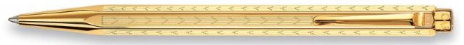 Ручка шариковая Carandache Ecridor Chevron gilded Ручка шариковая Carandache Ecridor Chevron gilded