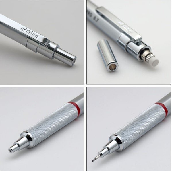 Карандаш механический Rotring Rapid Pro 1904256 0.7мм серебристый