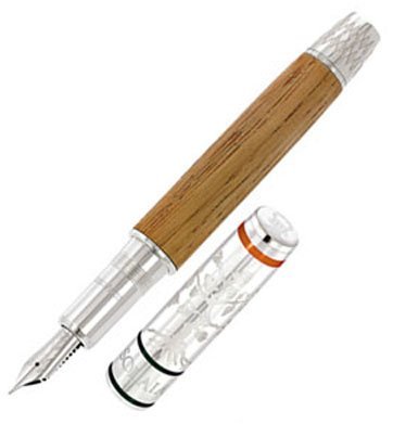 Ручка перьевая Omas Silver/Wood «Solaia» Ручка перьевая Omas Silver/Wood «Solaia»