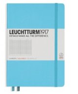 Записная книжка Leuchtturm A5 (в клетку) 251 стр., твердая обложка, холодно-синяя