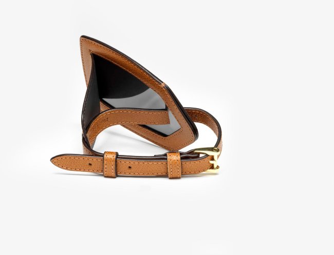 Кожаная багажная бирка Visconti VSCT Business Travel Collection цвет коньячный Кожаная багажная бирка Visconti VSCT Business Travel Collection цвет коньячный