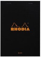 Блокнот Rhodia Basics №16, A5, без линовки, 80 г, черный