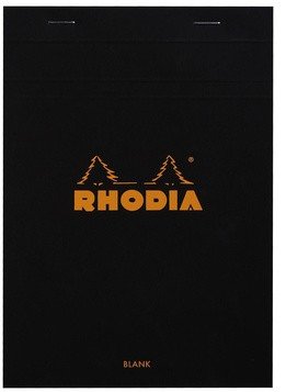 Блокнот Rhodia Basics №16, A5, без линовки, 80 г, черный Блокнот Rhodia Basics №16, A5, без линовки, 80 г, черный