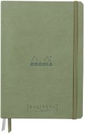 Записная книжка Rhodiarama Goalbook Creation в твердой обложке, A5, без линовки, 200 г, Celadon бледно-зеленый