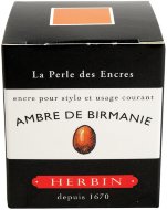 Чернила в банке Herbin, 30 мл, Ambre de Birmanie Желто-коричневый