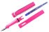 Комплект: Ручка перьевая Lamy Safari розовый, картриджи разных цветов 8 шт. 
