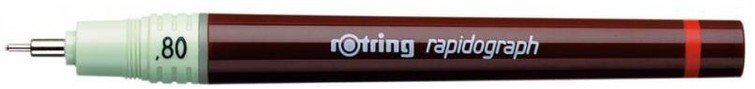 Рапидограф Rotring 1903474 0.8мм съемный пишущий узел, сменный картридж