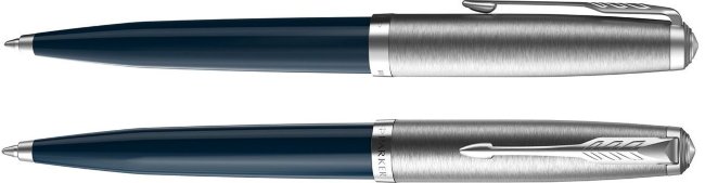 Шариковая ручка Parker 51 Core Midnight Blue CT Шариковая ручка Parker 51 Core Midnight Blue CT
