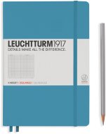 Записная книжка Leuchtturm A5 (в клетку) 251 стр., твердая обложка, нордически-синяя