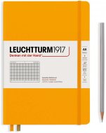 Записная книжка Leuchtturm Rising Colours А5 (в клетку), 251 стр., твердая обложка, теплый желтый
