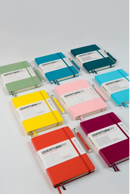 Записная книжка Leuchtturm Rising Colours А5 (в клетку), 251 стр., твердая обложка, теплый желтый