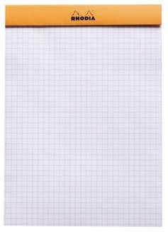 Блокнот Rhodia Basics №16, A5, клетка, 80 г, оранжевый Блокнот Rhodia Basics №16, A5, клетка, 80 г, оранжевый