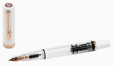 Ручка перьевая TWSBI ECO Rose Gold белый