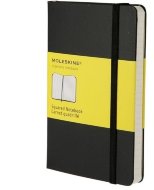 Блокнот Moleskine CLASSIC POCKET, клетка, черный