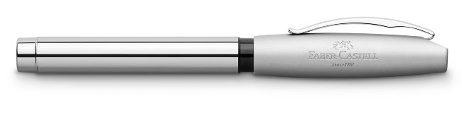 Роллер Graf von Faber-Castell Basic Metal, полированный хромированный металл Роллер Graf von Faber-Castell Basic Metal, полированный хромированный металл