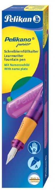 Перьевая ручка Pelikan Pelikano Junior, пурпурный Перьевая ручка Pelikan Pelikano Junior, пурпурный
