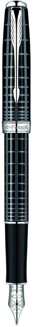 Перьевая ручка Parker Sonnet F531, Dark Grey Laquer CT