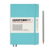 Записная книжка Leuchtturm Rising Colours А5 (в клетку), 251 стр., твердая обложка, бирюзовая