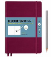 Скетчбук Leuchtturm А5, 150г/м2, 112 стр., твердая обложка, винный