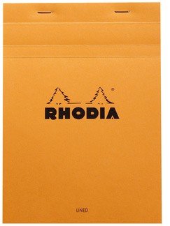 Блокнот Rhodia Basics №16, A5, линейка, 80 г, оранжевый Блокнот Rhodia Basics №16, A5, линейка, 80 г, оранжевый