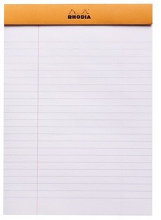 Блокнот Rhodia Basics №16, A5, линейка, 80 г, оранжевый Блокнот Rhodia Basics №16, A5, линейка, 80 г, оранжевый