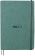 Записная книжка Rhodiarama Goalbook Creation в твердой обложке, A5, без линовки, 200 г, Aqua аквамарин