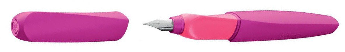 Перьевая ручка Pelikan Office Twist P457, сливовый неон, перо M