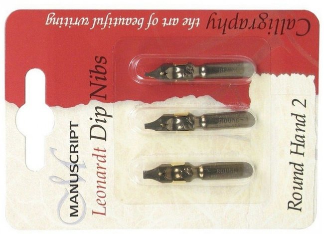 Набор перьев Manuscript Round Hand 2 (№1.5, №2.5, №3.5) Набор перьев Manuscript Round Hand 2 (№1.5, №2.5, №3.5)